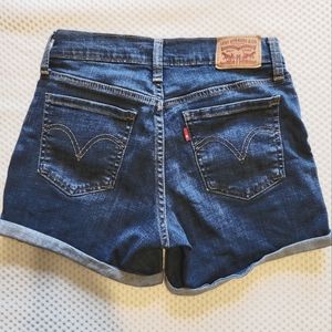 Levi's Women's Mid Length Jean Shorts